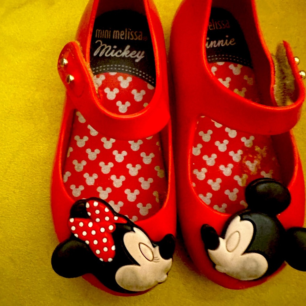 Minnie and Mickey and Mini Melissa Toddler sz 8